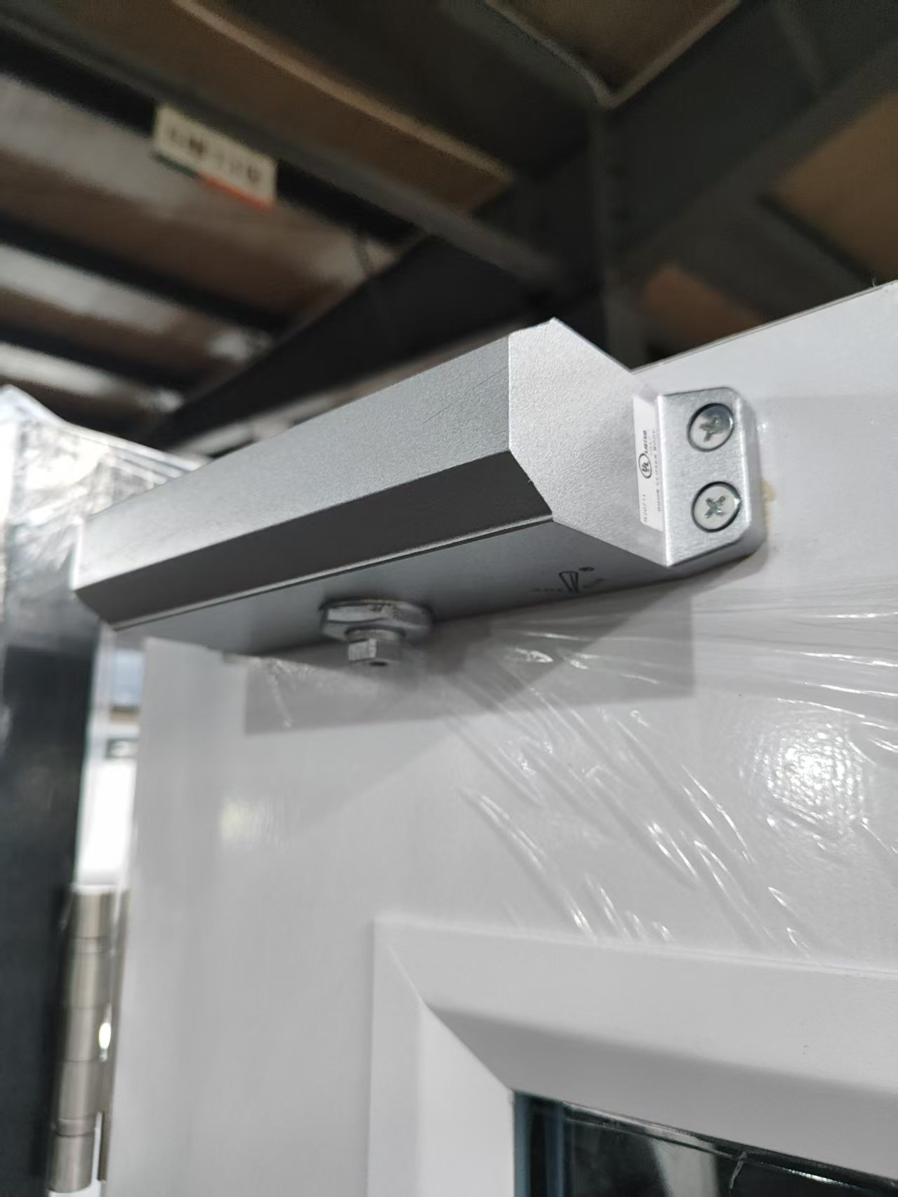 4-Lite 3'x8' Single Entry Fireproof Door with Insulated Fire Rated Glass