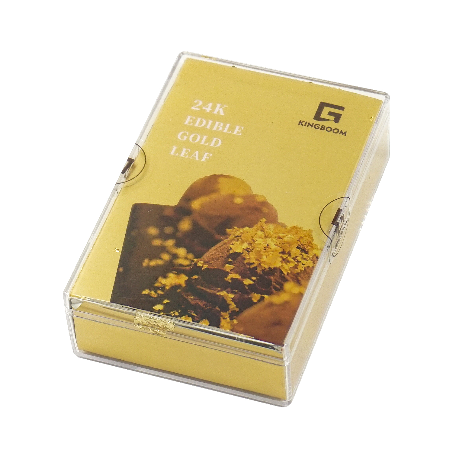 24K Edible Gold Leaf Flakes, 200mg Genuine Gold Flakes for  Cakes,Drinks,Nails Decoration