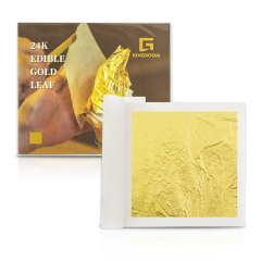 24k Edible Gold Leaf Foil Sheets, Edible Gold Leaf Made