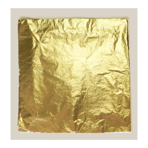 24K Genuine Edible Gold Leaf, 10 Sheets Gold Foil, Loose Leaf for Cake and  Coffee, 3.15