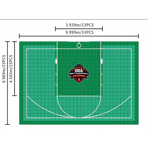 UNI - Basketball Court Tiles in Congo
