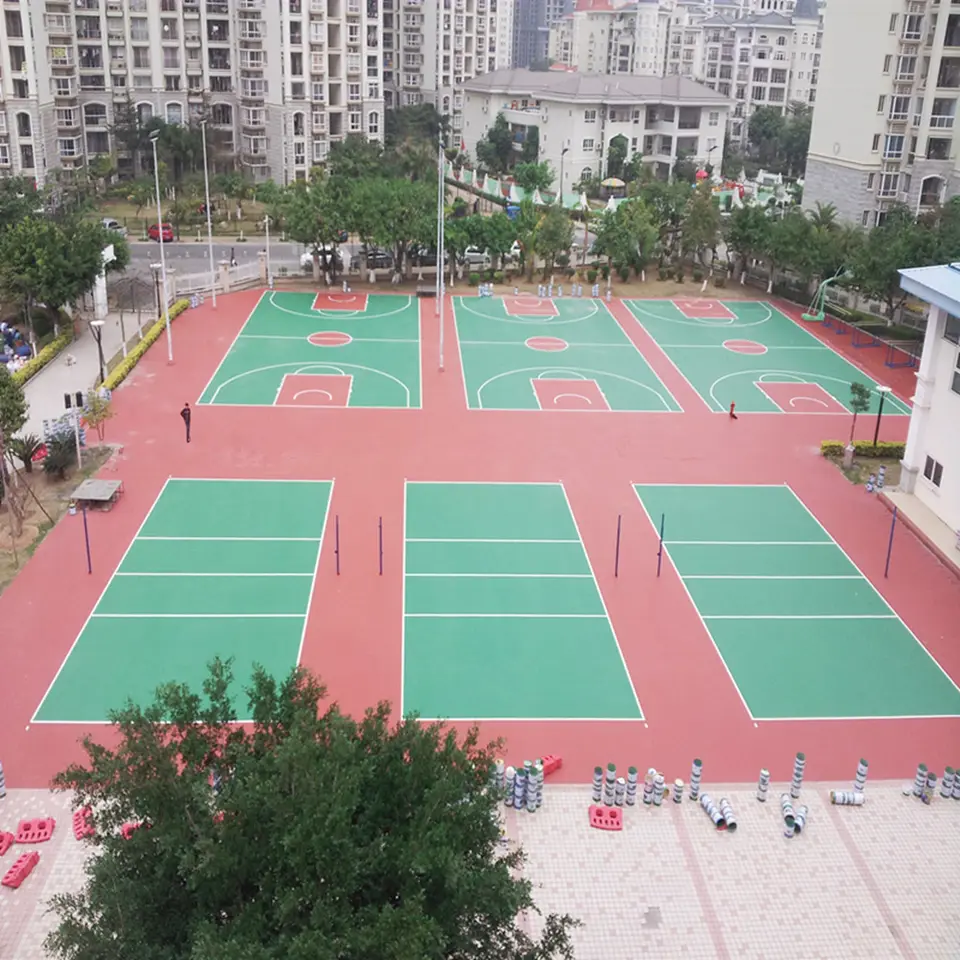 Acrylic Badminton Court - GZUNISPORT