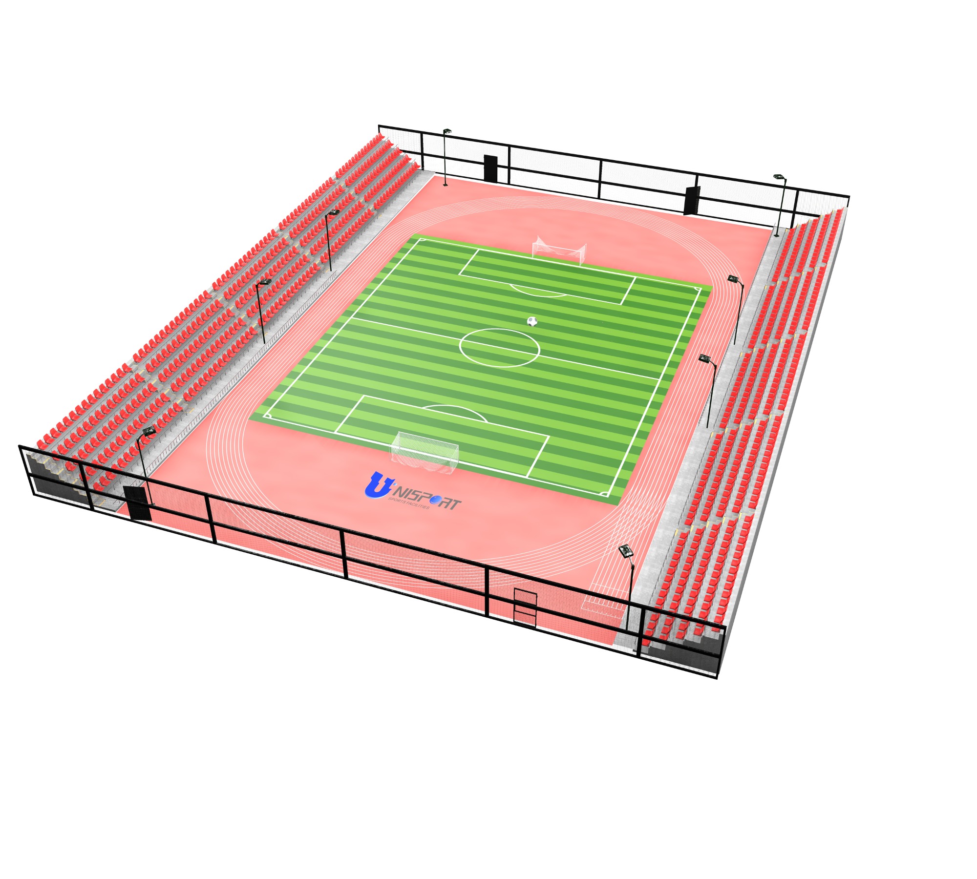 Athletics Stadium Track