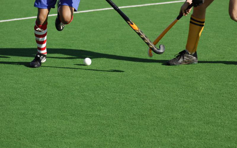 Create a professional stadium artificial hockey turf