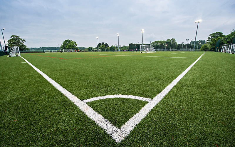 Materials needed to build an 11aside football field