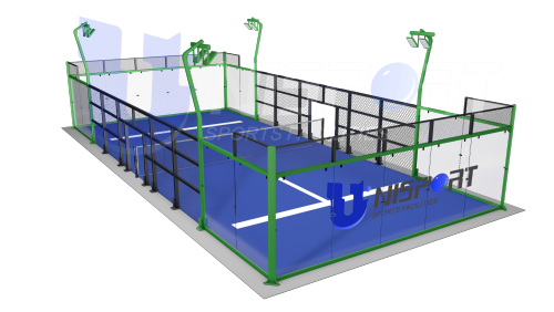 UNI - Z-shaped Panoramic Padel Court
