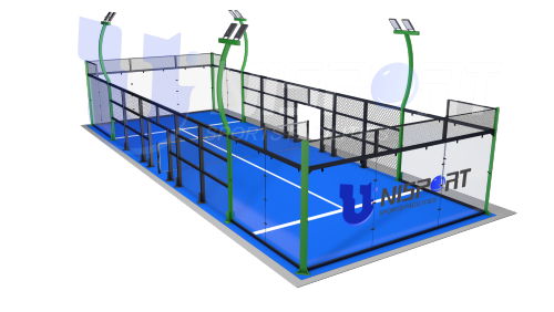 UNI - Panoramic Single Padel Court