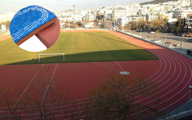 How long does it take to build a running track?