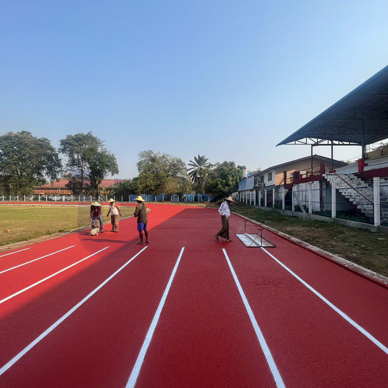 UNI - Full PU Running Track in Myanmar