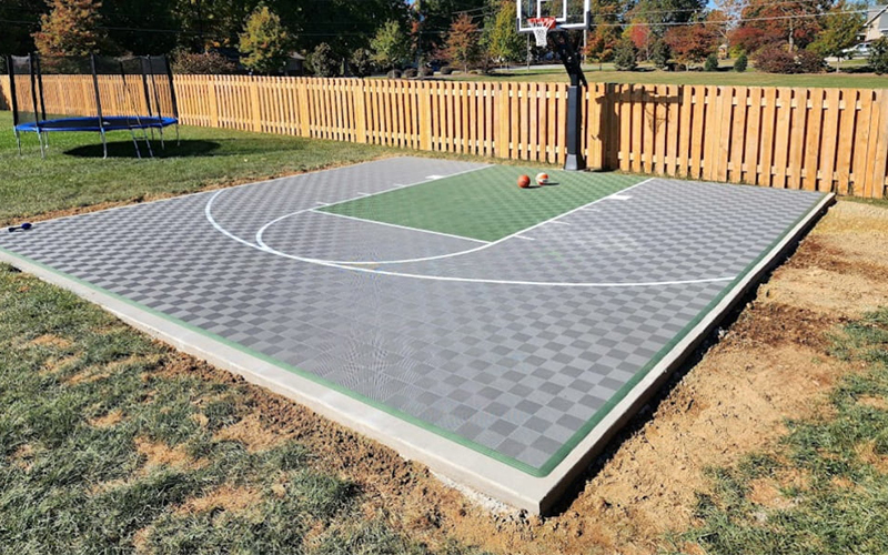What do you put under sport court tiles? Choose the right foundation