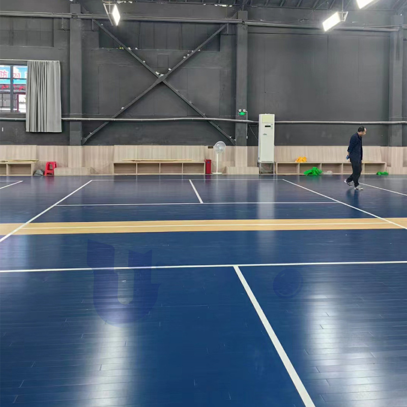 UNI - Badminton Court Floor Wood for Community
