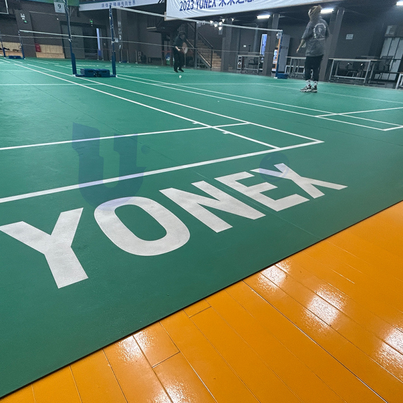 UNI - Badminton Court Vinyl Sport Flooring in China