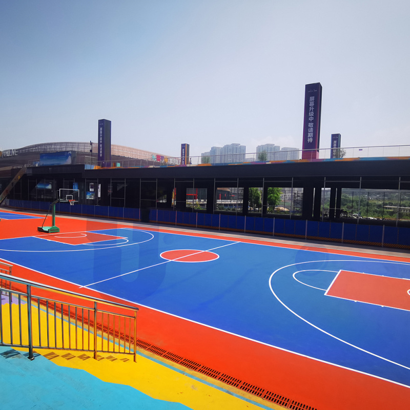 UNI - Sport Acrylic Flooring Basketball Court in China