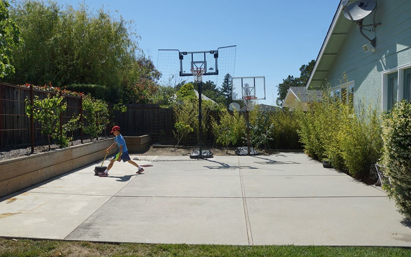 Backyard basketball court, is it worth the investment?