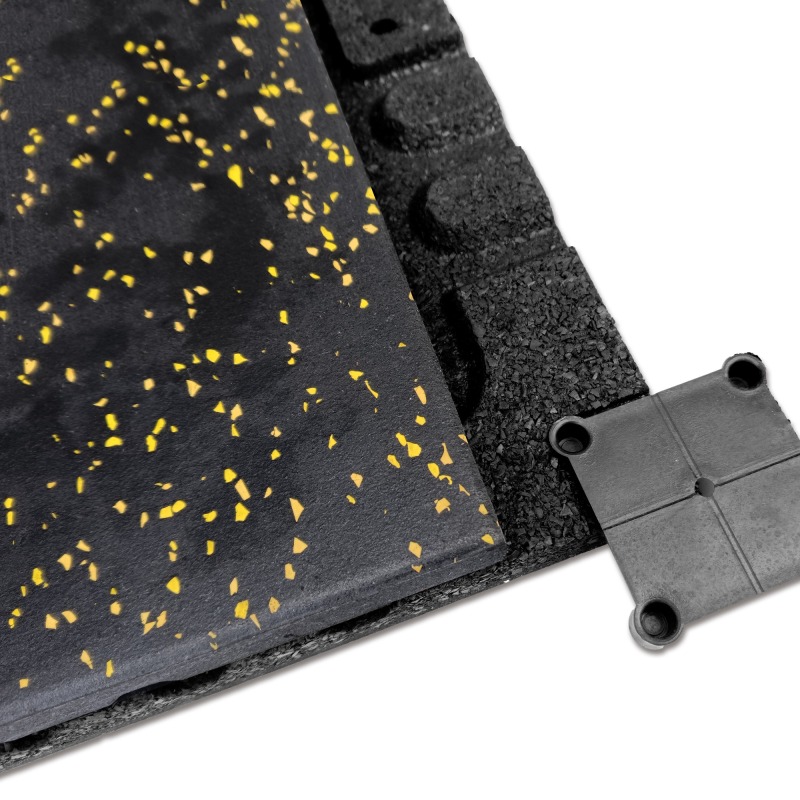 UNI - Gym Rubber Floor Mats(15% Yellow)