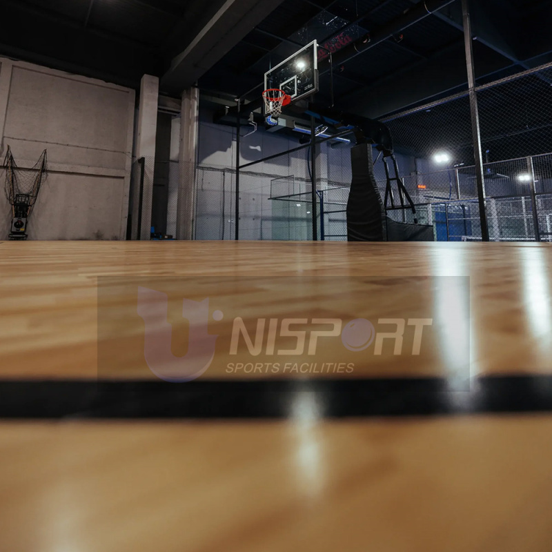 UNI - Basketball Court Hardwood Floor in Serbia