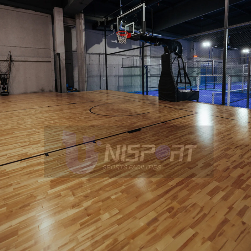 UNI - Basketball Court Hardwood Floor in Serbia
