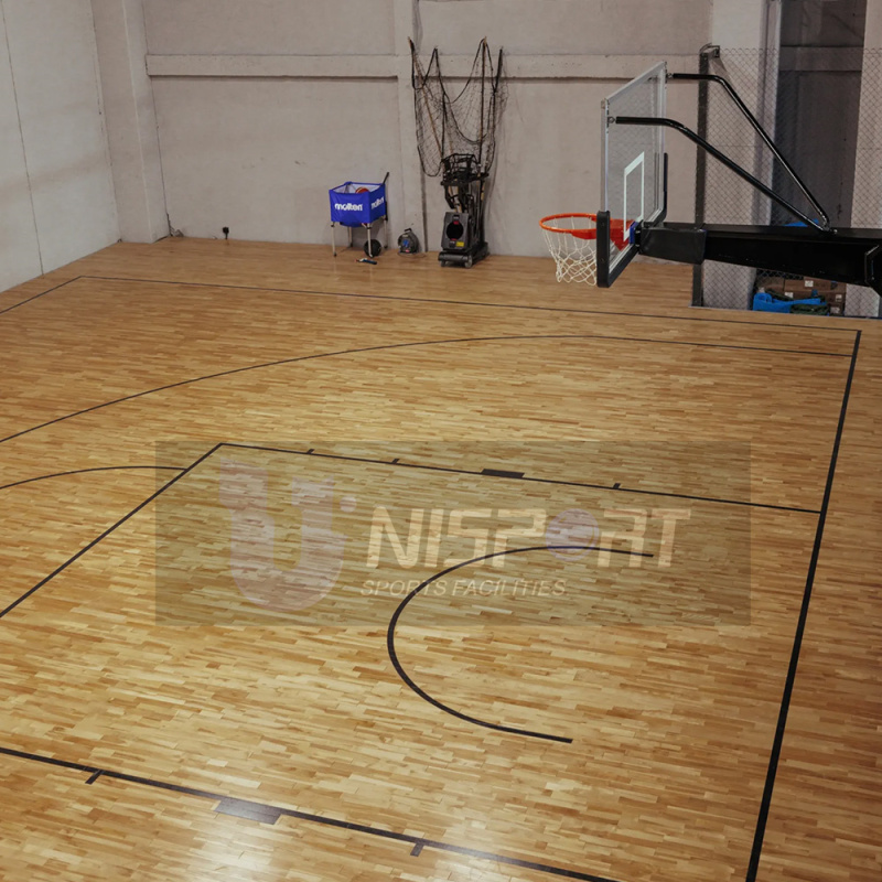UNI - Basketball Court Hardwood Floor in Serbia