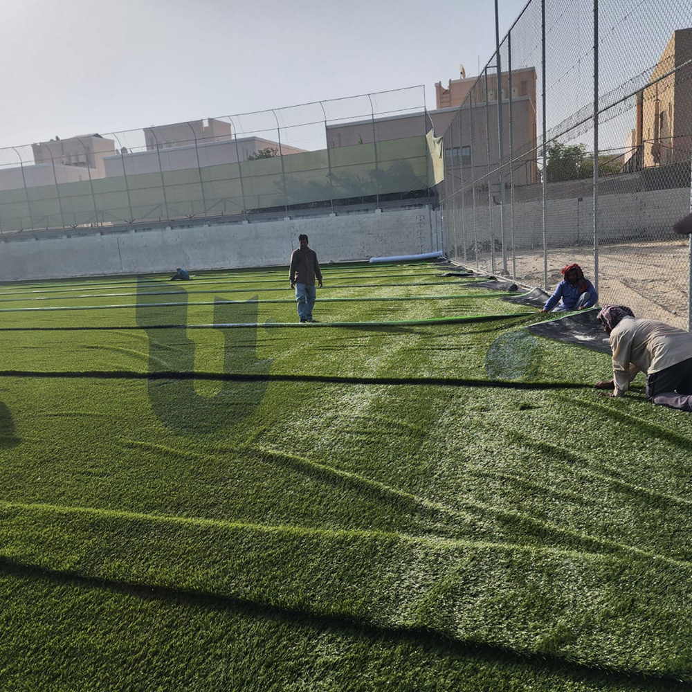 UNI - Artificial Turf Football Field in Bahrain(2000sqm)