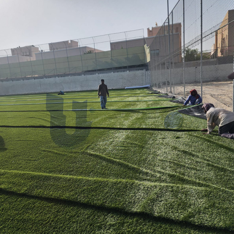 UNI - Artificial Turf Football Field in Bahrain(2000sqm)