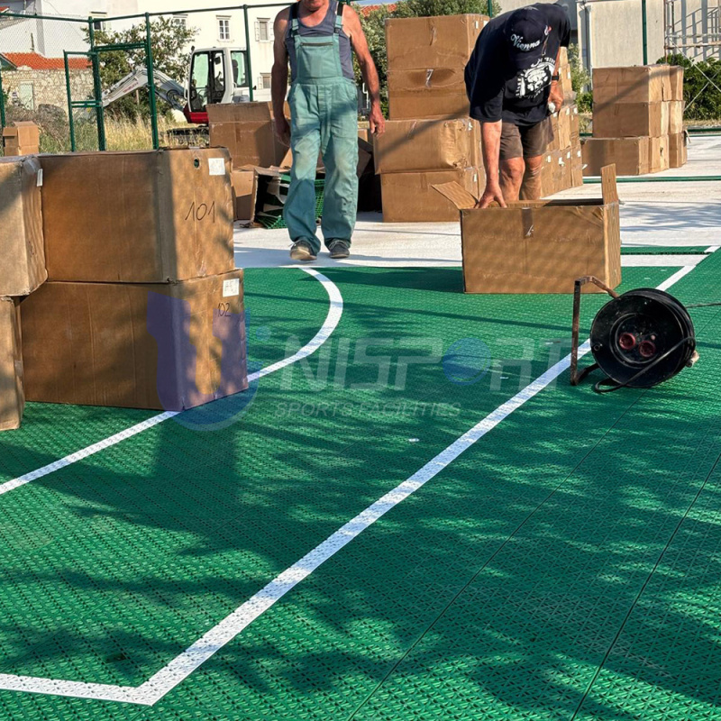 UNI - Basketball Court Tiles in Croatia