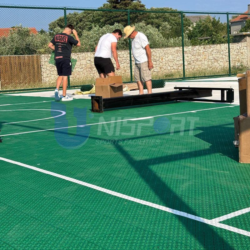 UNI - Basketball Court Tiles in Croatia
