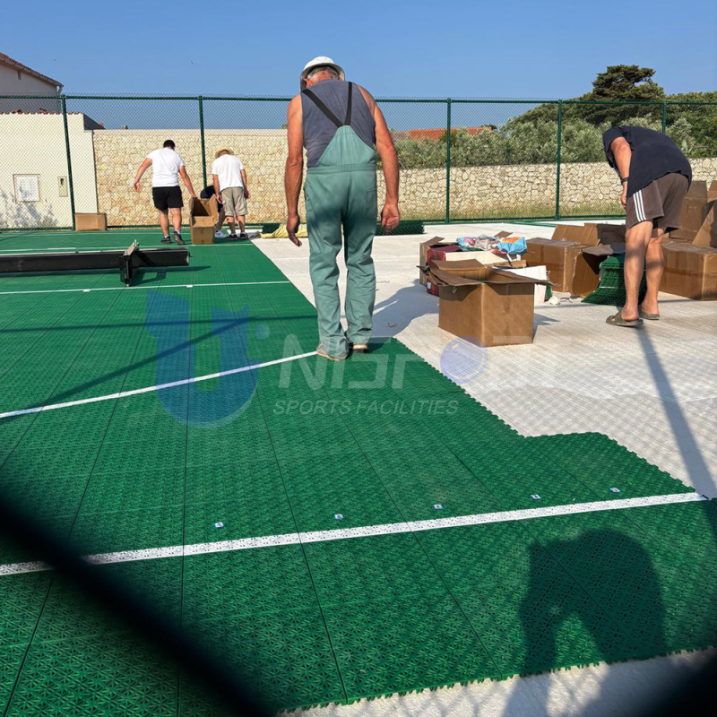 UNI - Basketball Court Tiles in Croatia