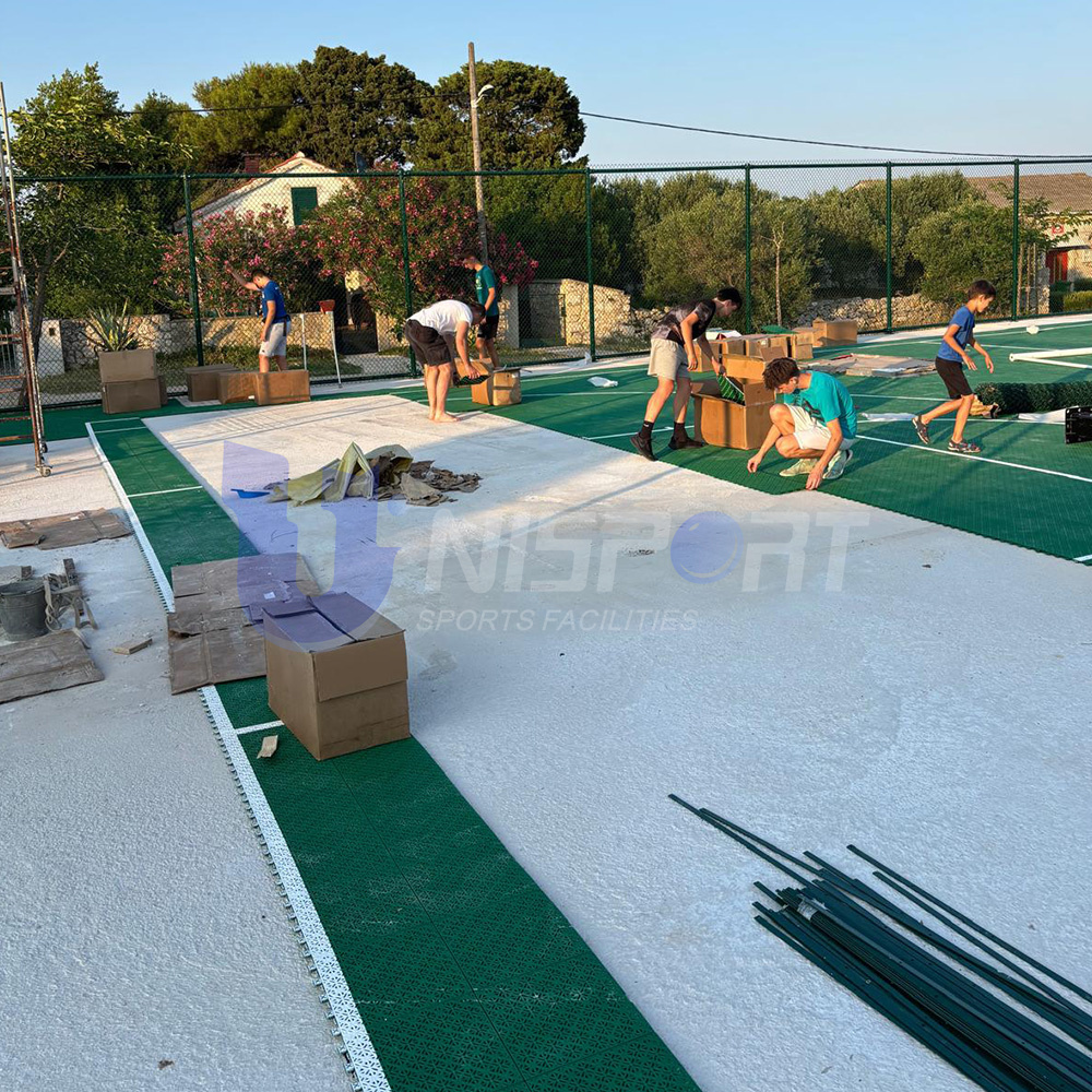 UNI - Basketball Court Tiles in Croatia