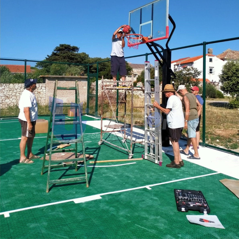 UNI - Basketball Court Tiles in Croatia