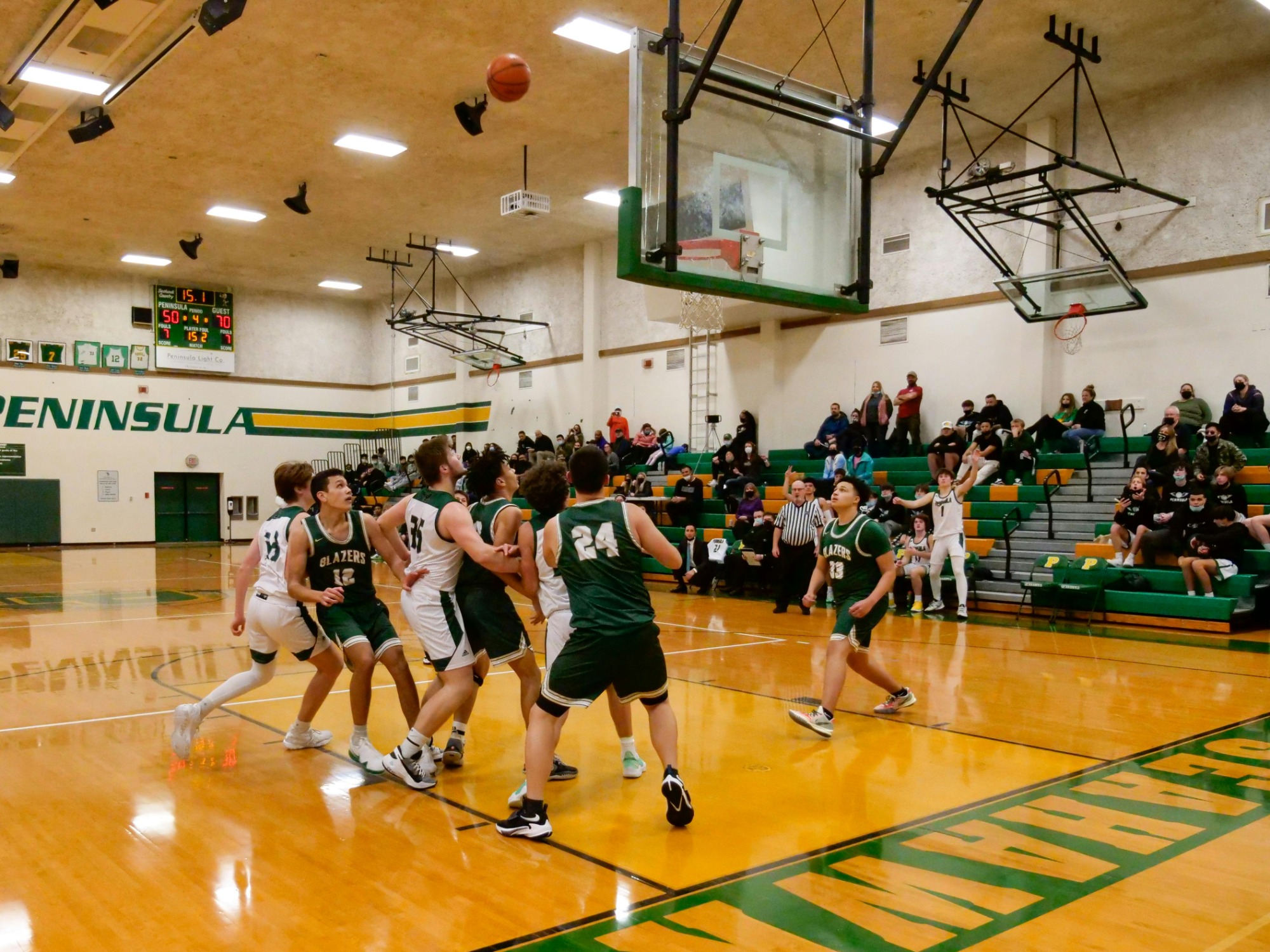 basketball court hardwood floor
