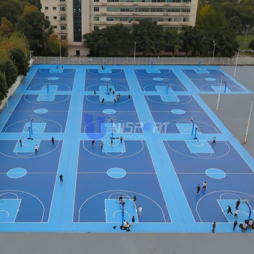 UNI - Silicon PU Basketball Court in Ningxia