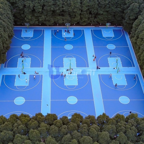 UNI - Silicon PU Basketball Court in Ningxia