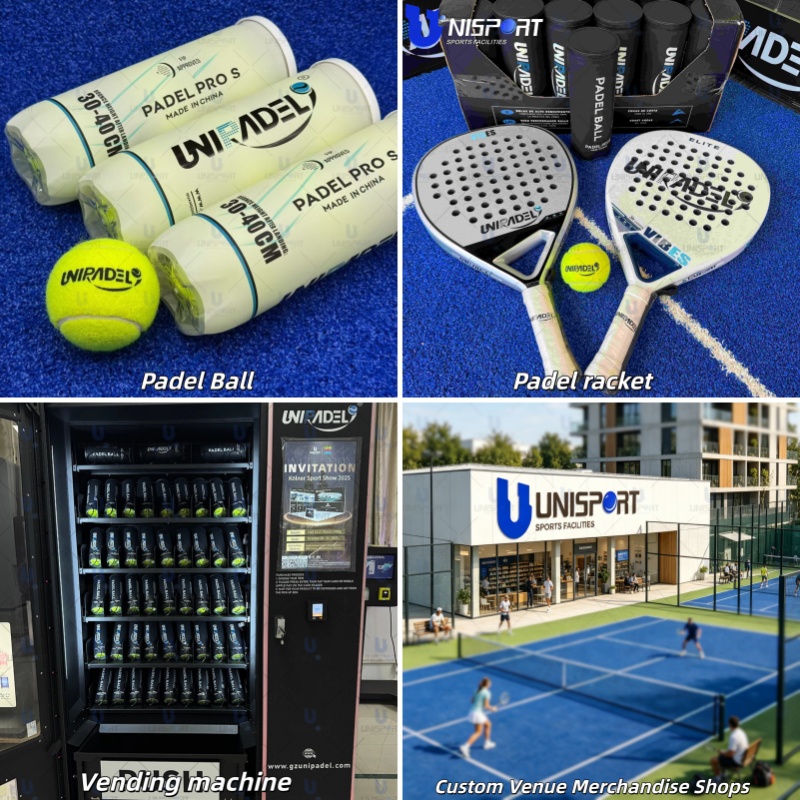 UNISPORT proviede padel court one-stop solution