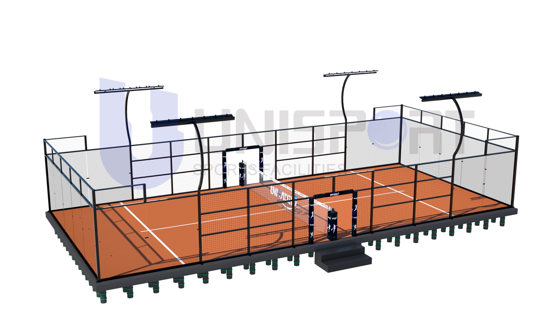 UNI - Modular Foundation Padel Court