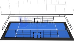 UNI - Indoor Padel Court with Linear Light