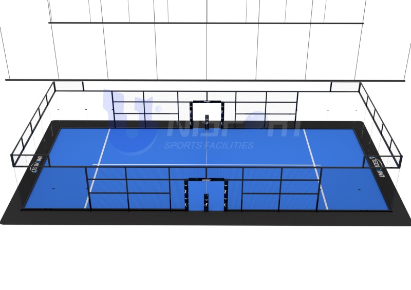 UNI - Indoor Padel Court with Linear Light
