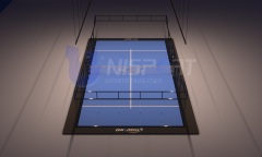 UNI - Indoor Padel Court with Linear Light