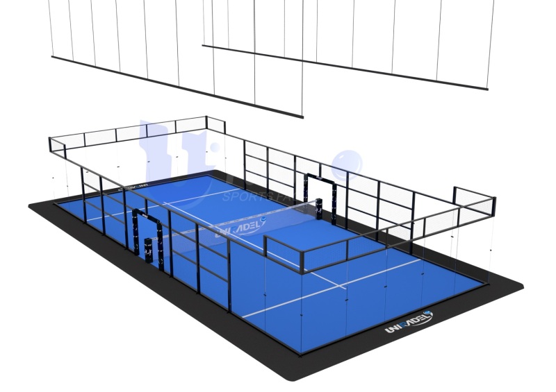 UNI - Indoor Padel Court with Linear Light
