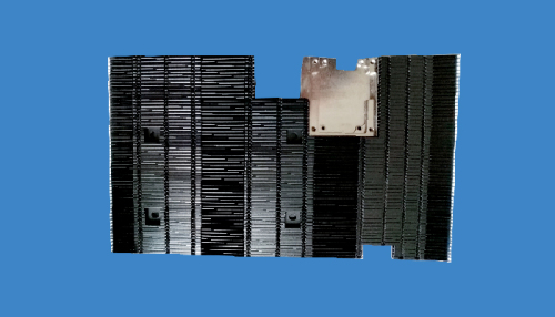 Heatpipe heatsinks soldering zipper fins
