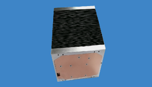 3D vapor chamber heatsink with zipper fins for 400W LED application