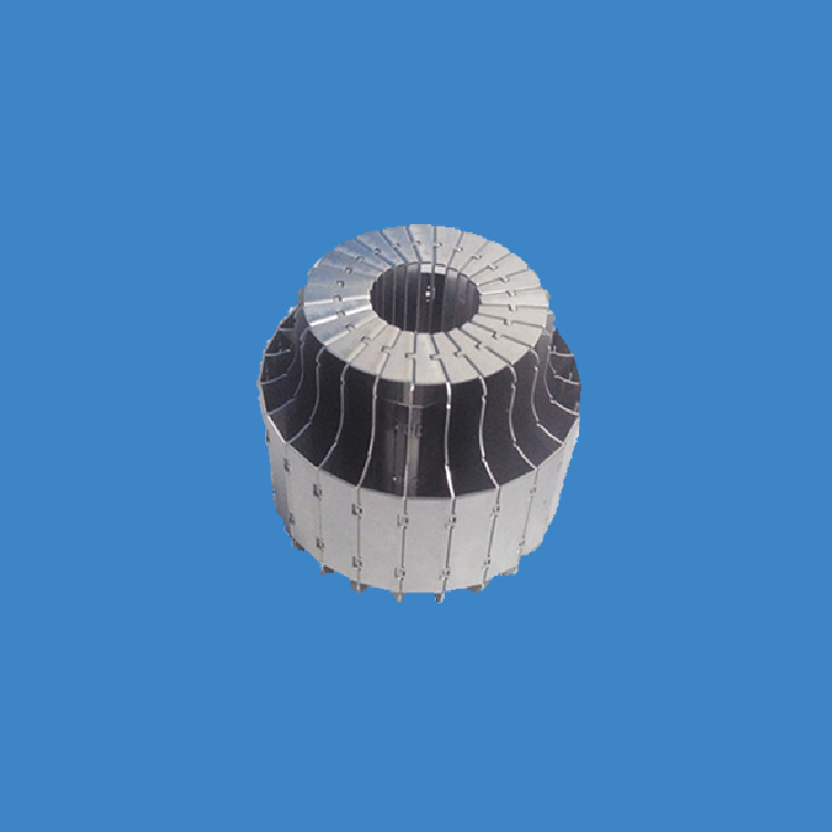 Round Zipper fins heatsinks for LED light