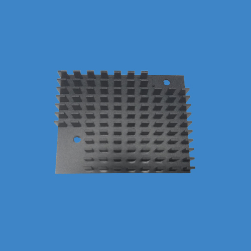 Customized Extruded fins heatsinks with black anodic oxidation
