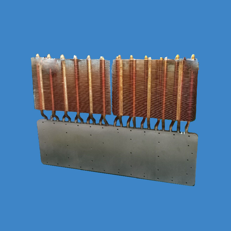 Heatpipe soldered with zipper fins hearsink