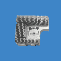 Skived waved fins heatsink