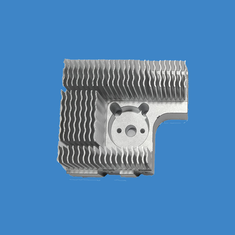 Skived waved fins heatsink