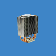 Heatpipe soldered with zipper fins hearsink for CPU