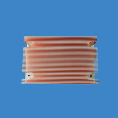 Skived copper fins heatsink