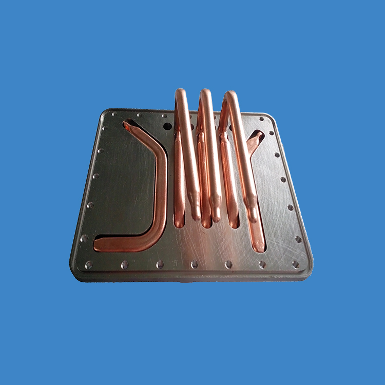 Heatpipe soldered with zipper fins hearsink for the server