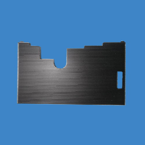 Customized Extruded fins heatsinks with black anodic oxidation