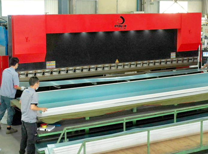 Aluminum shutter box